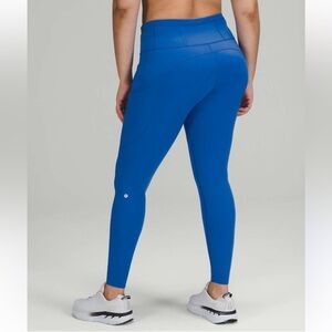 lululemon athletica Vibrant Blue Leggings Cropped